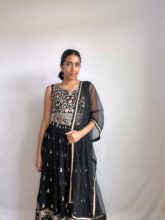 Black Traditional Jumpsuit