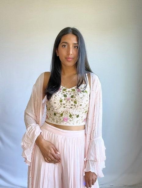 Blush Pink Cape Set