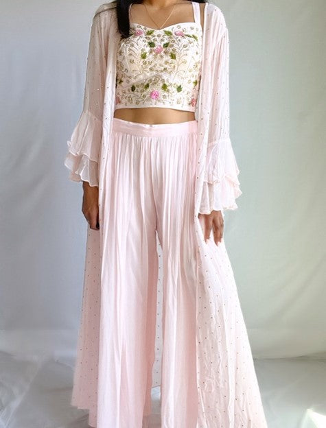 Blush Pink Cape Set
