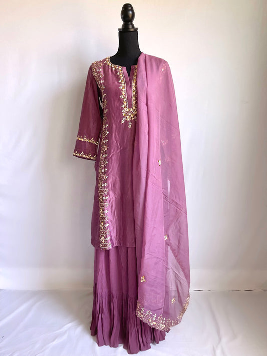 Dusty Purple Sharara