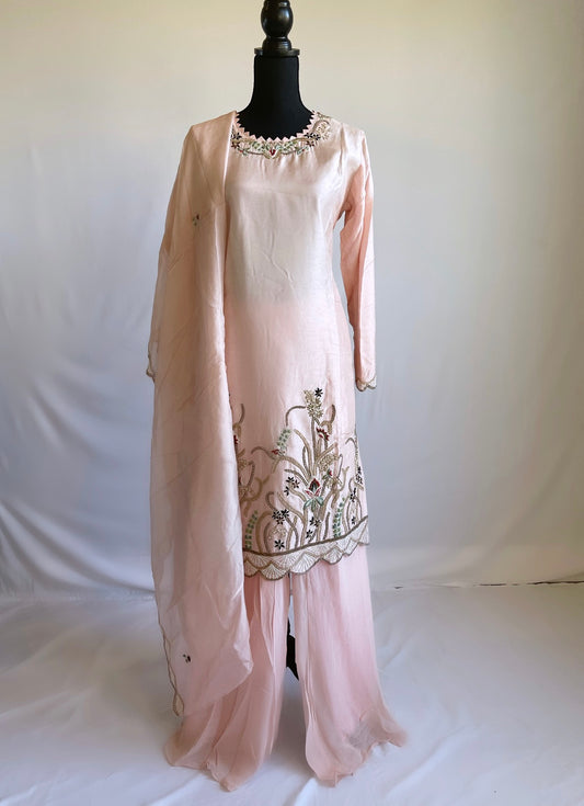 Baby Pink Dori Sharara