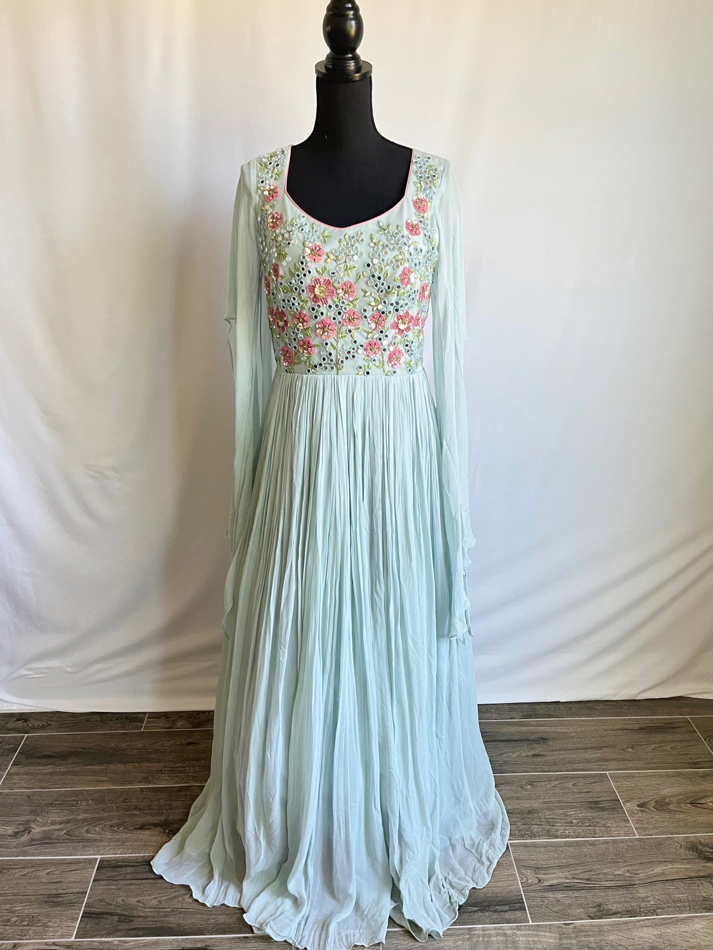 Baby Blue Ballgown