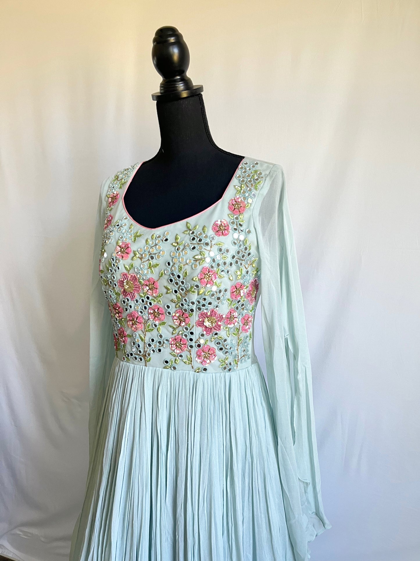Baby Blue Ballgown
