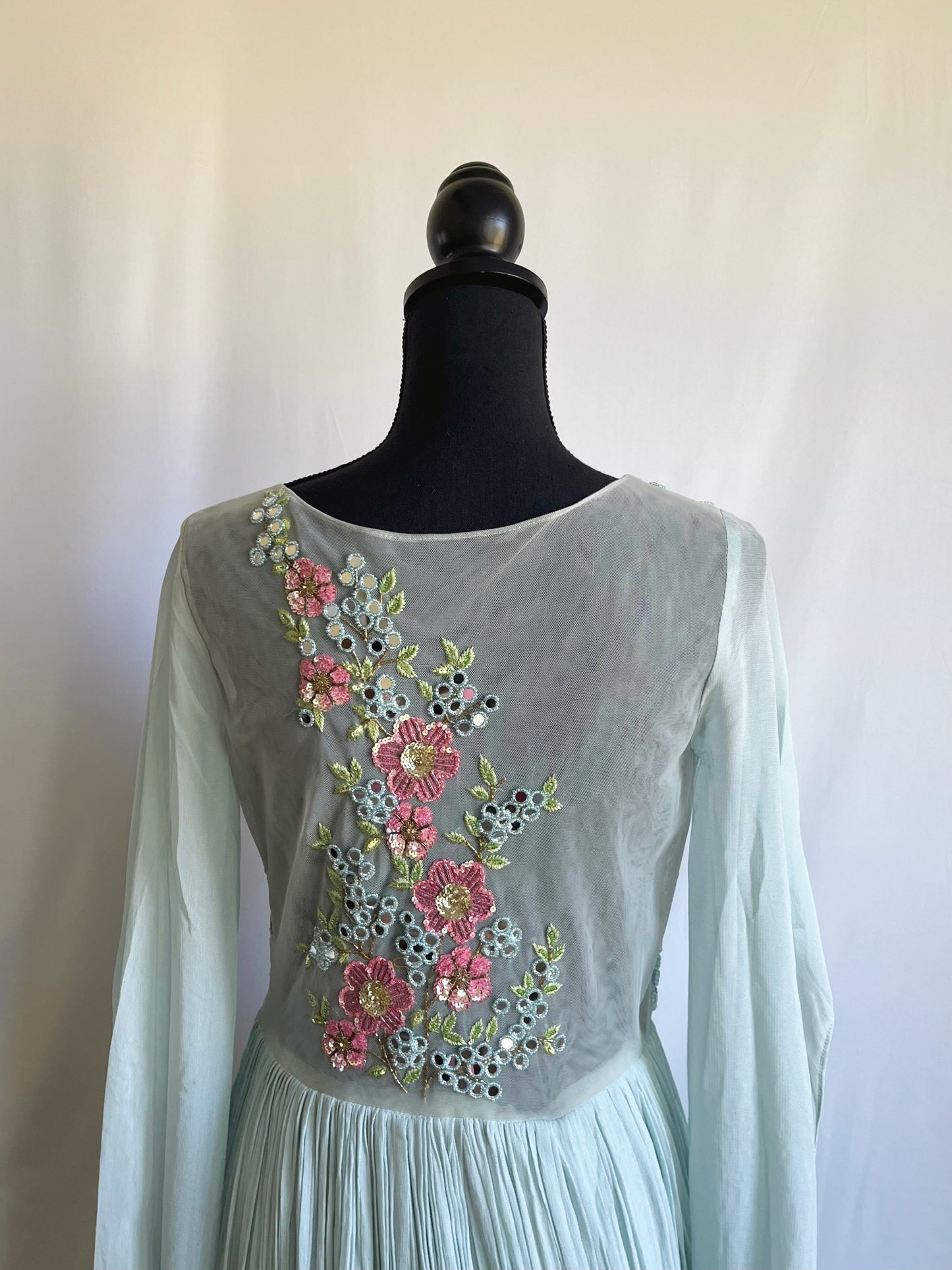 Baby Blue Ballgown
