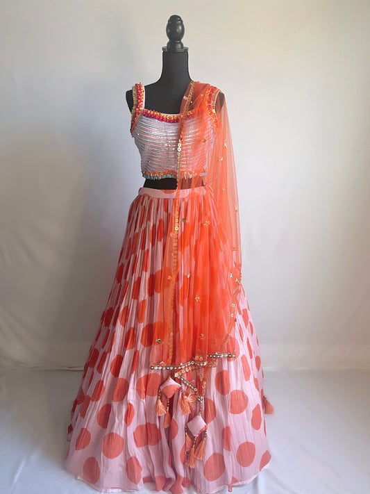 Running Circles Lehenga