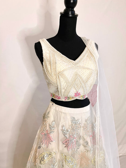 Pastel Floral Lehenga