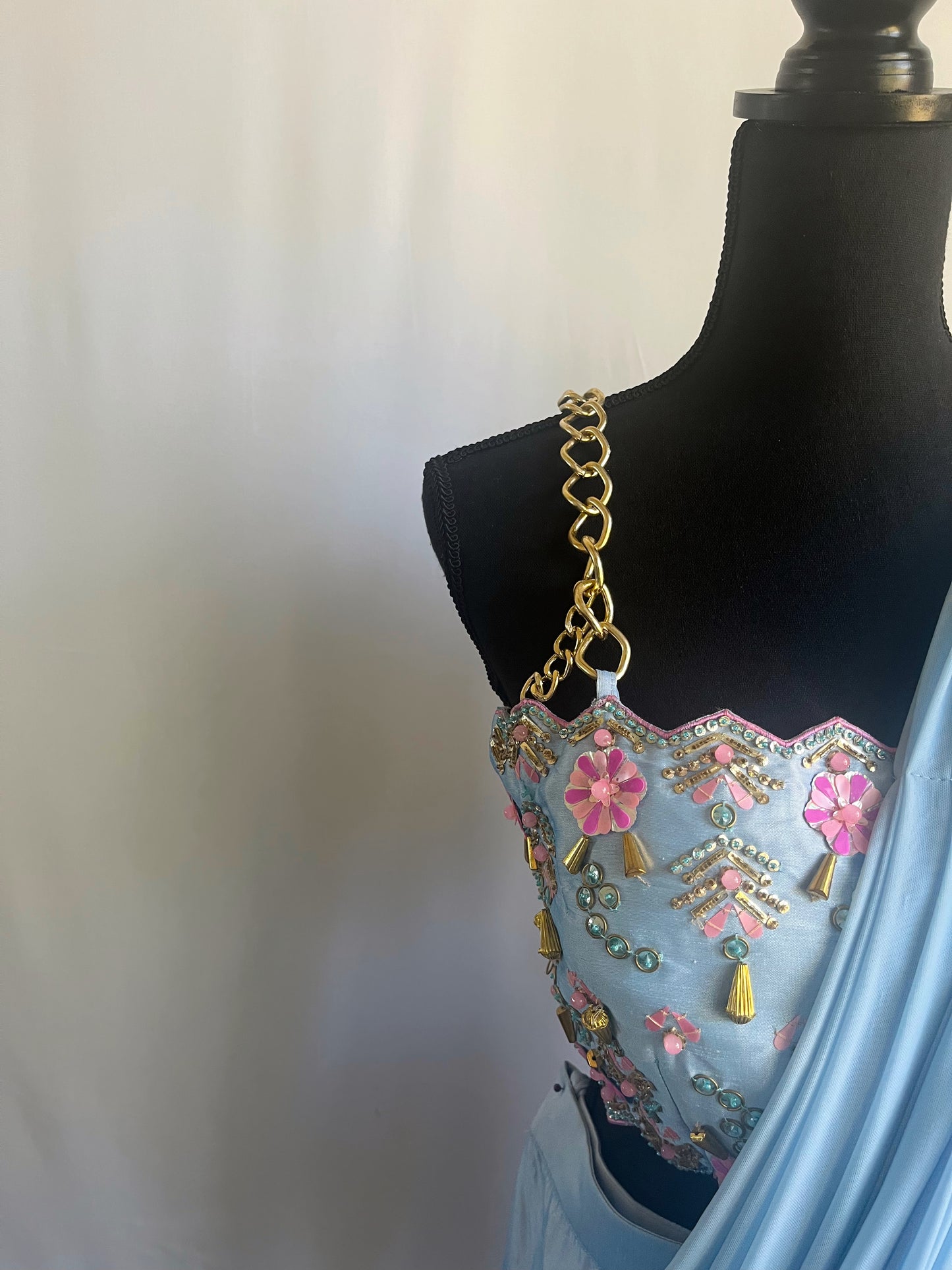 Blue Dolphin Saree