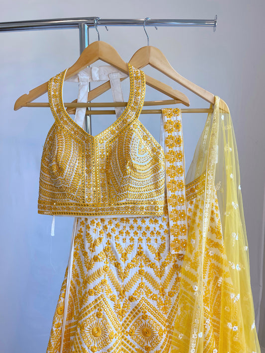 Golden  Goddess  Lehenga